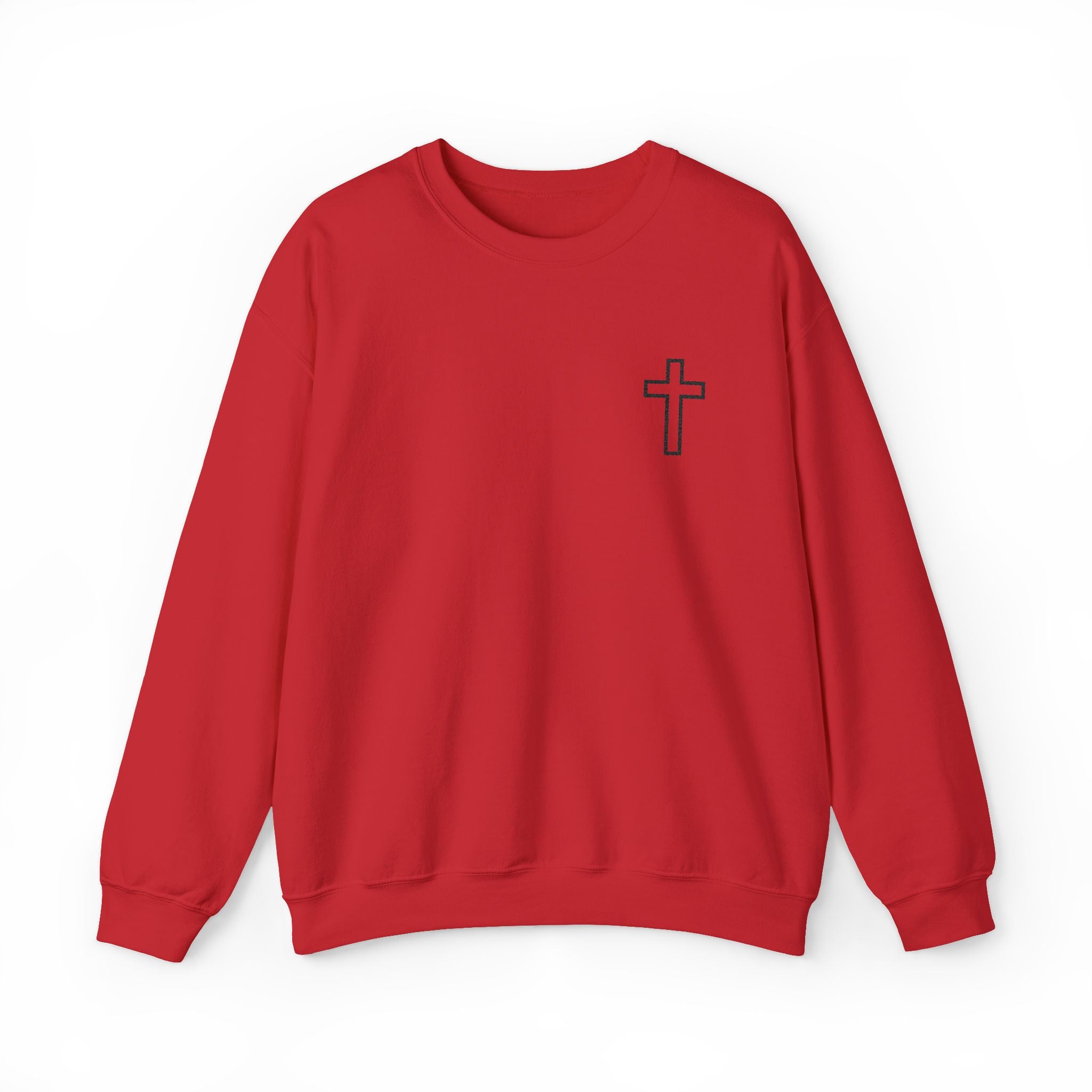 Embroidered Cross Sweatshirt