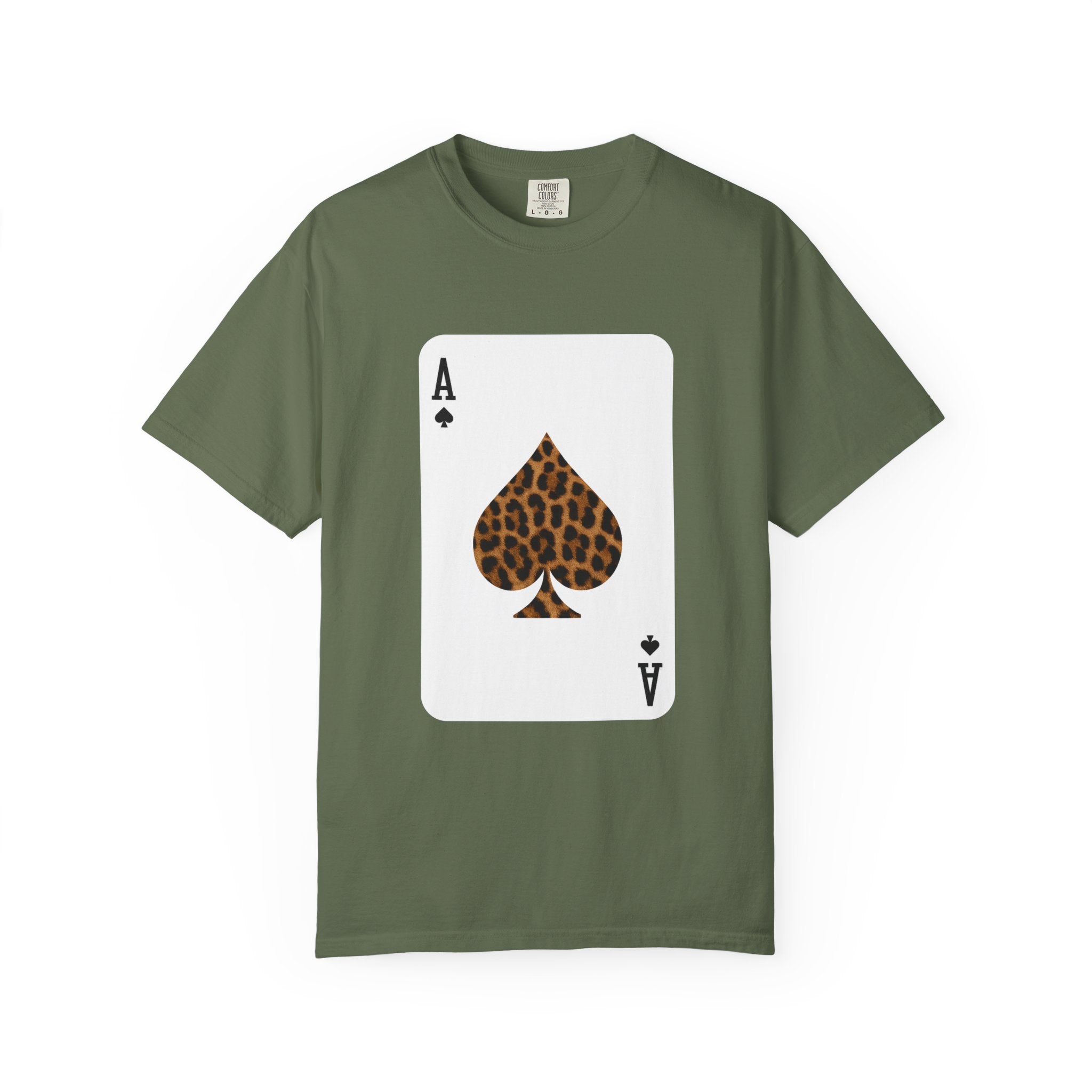 Playing Card Leopard Ace Tee