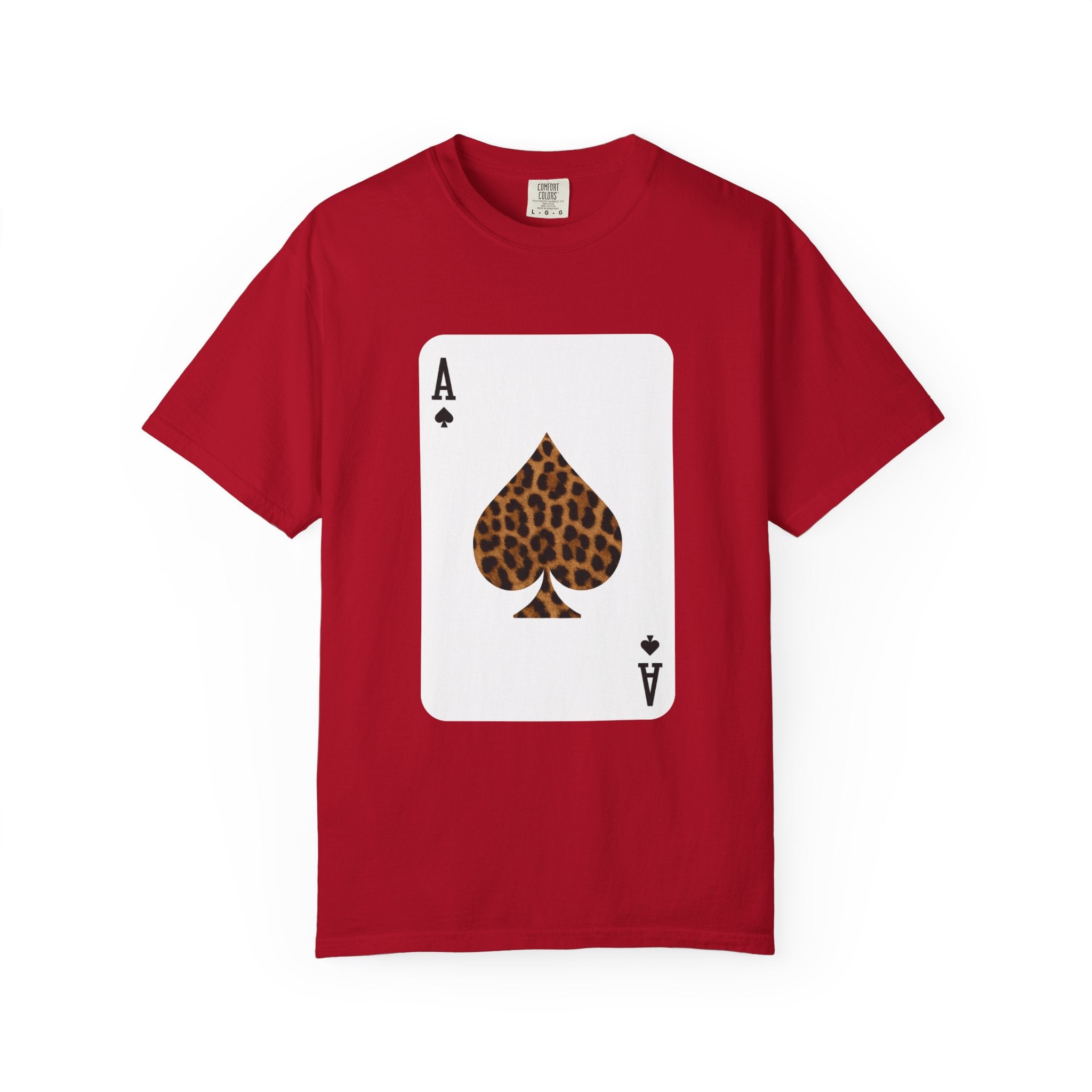 Playing Card Leopard Ace Tee