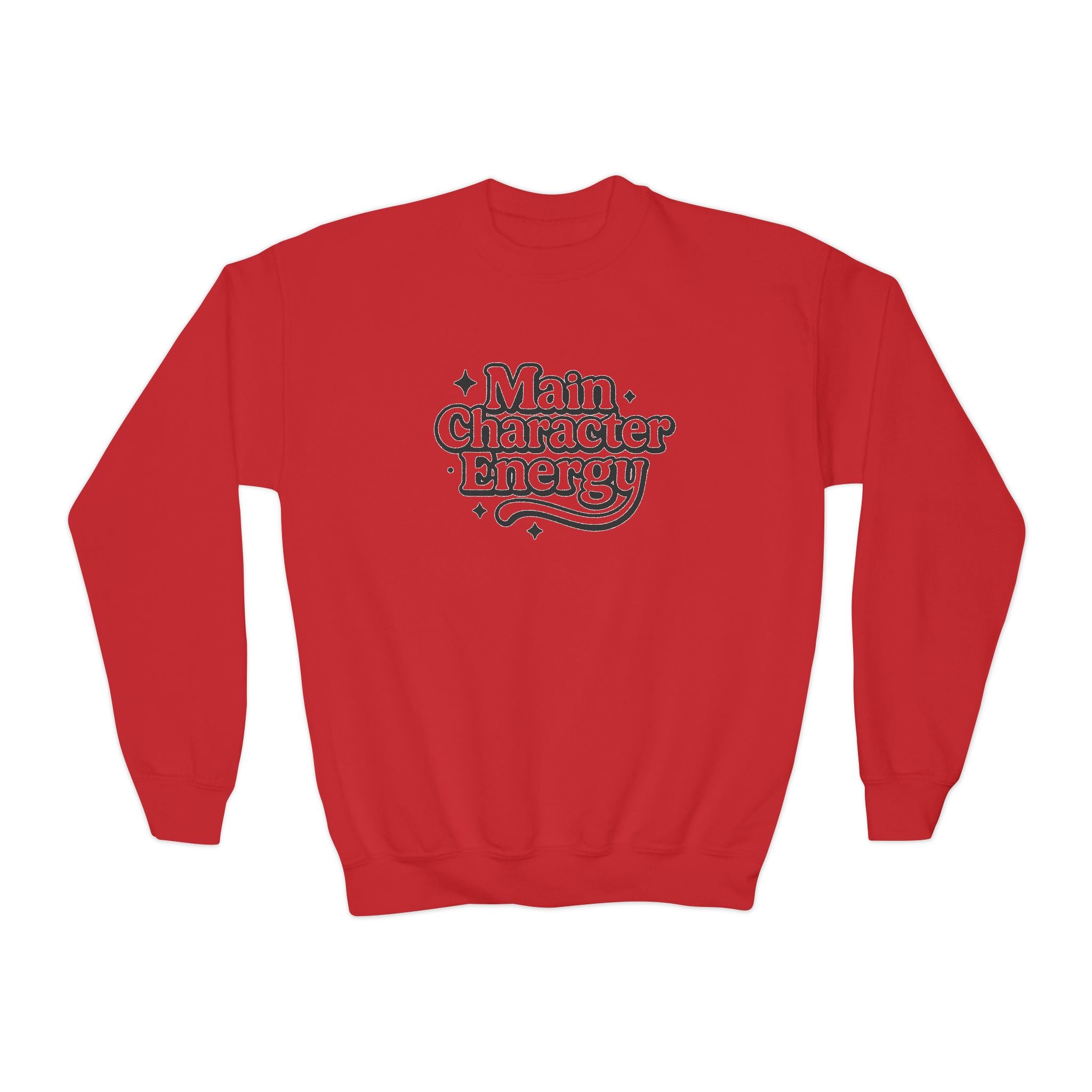 Main Character Energy Kids Sweatshirt