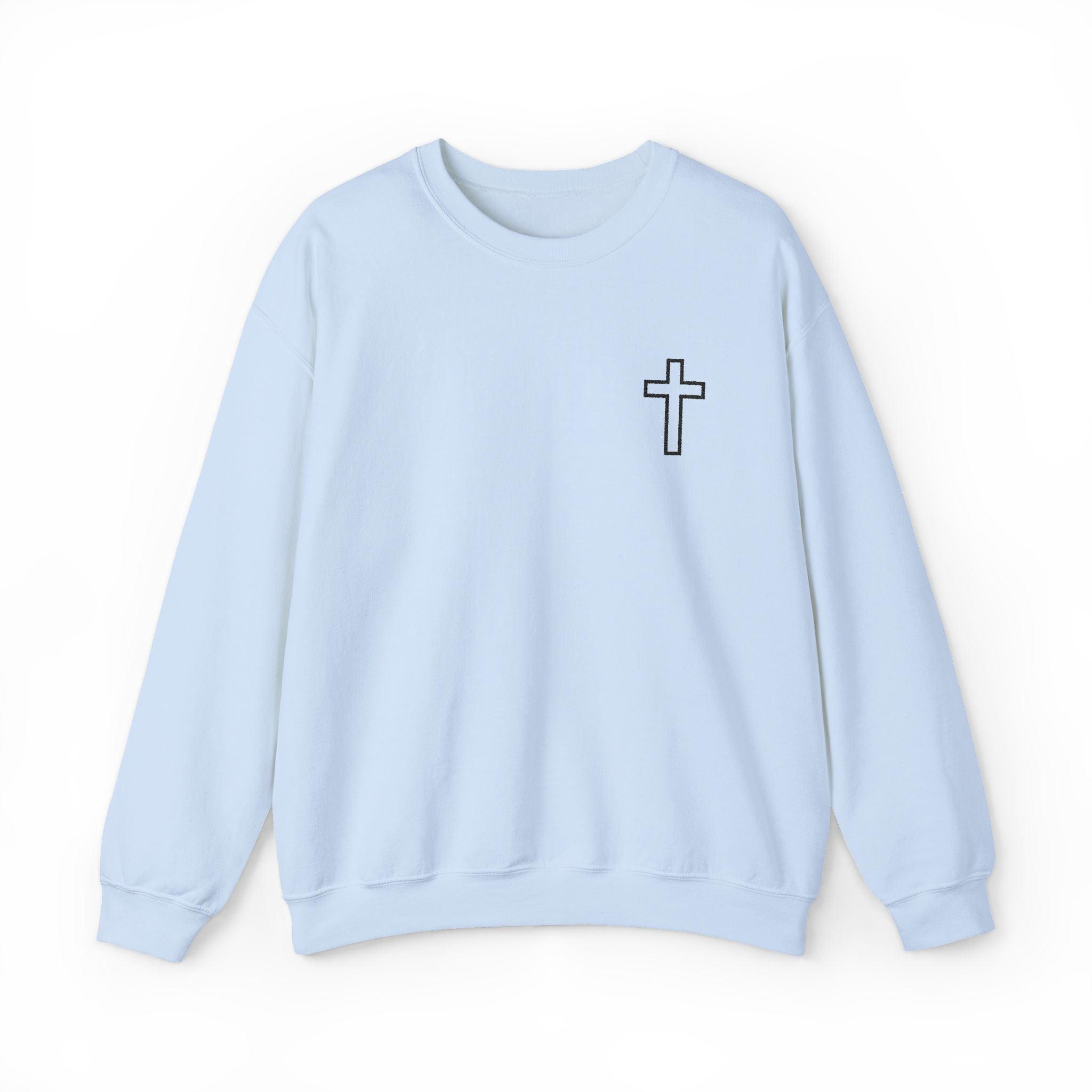 Embroidered Cross Sweatshirt