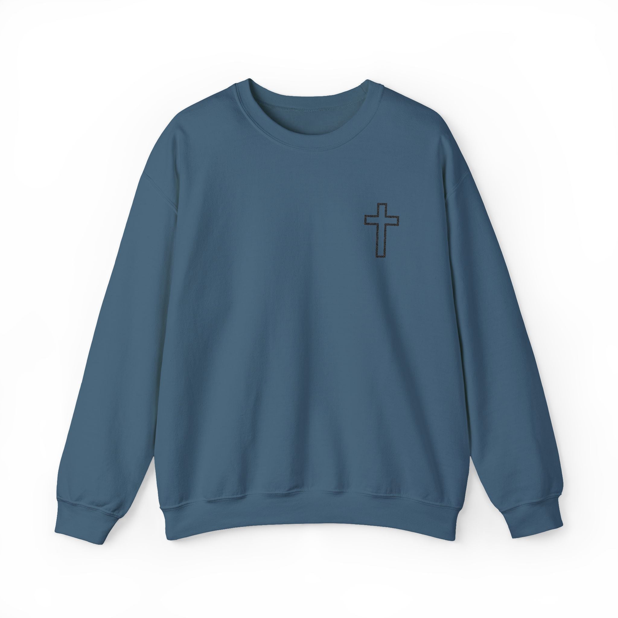 Embroidered Cross Sweatshirt
