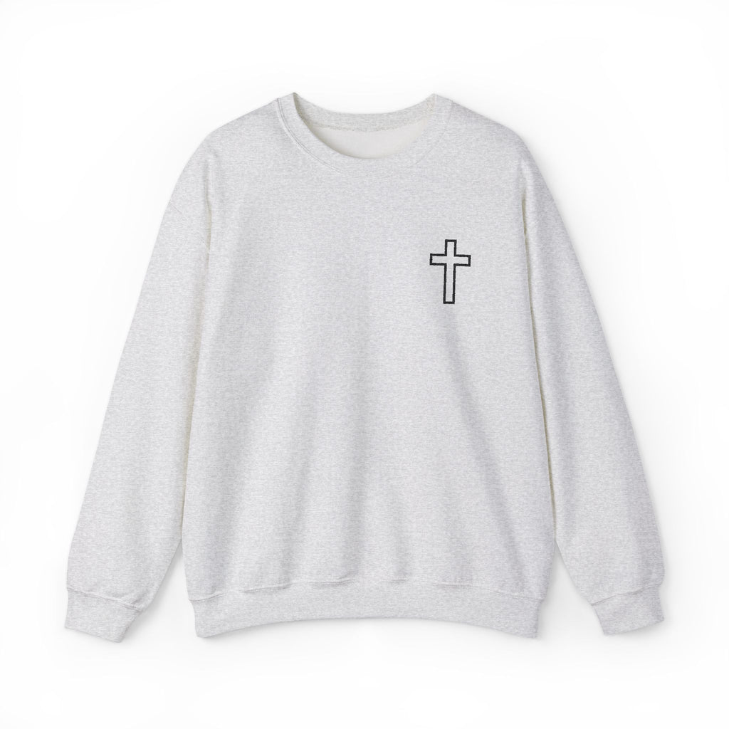 Embroidered Cross Sweatshirt