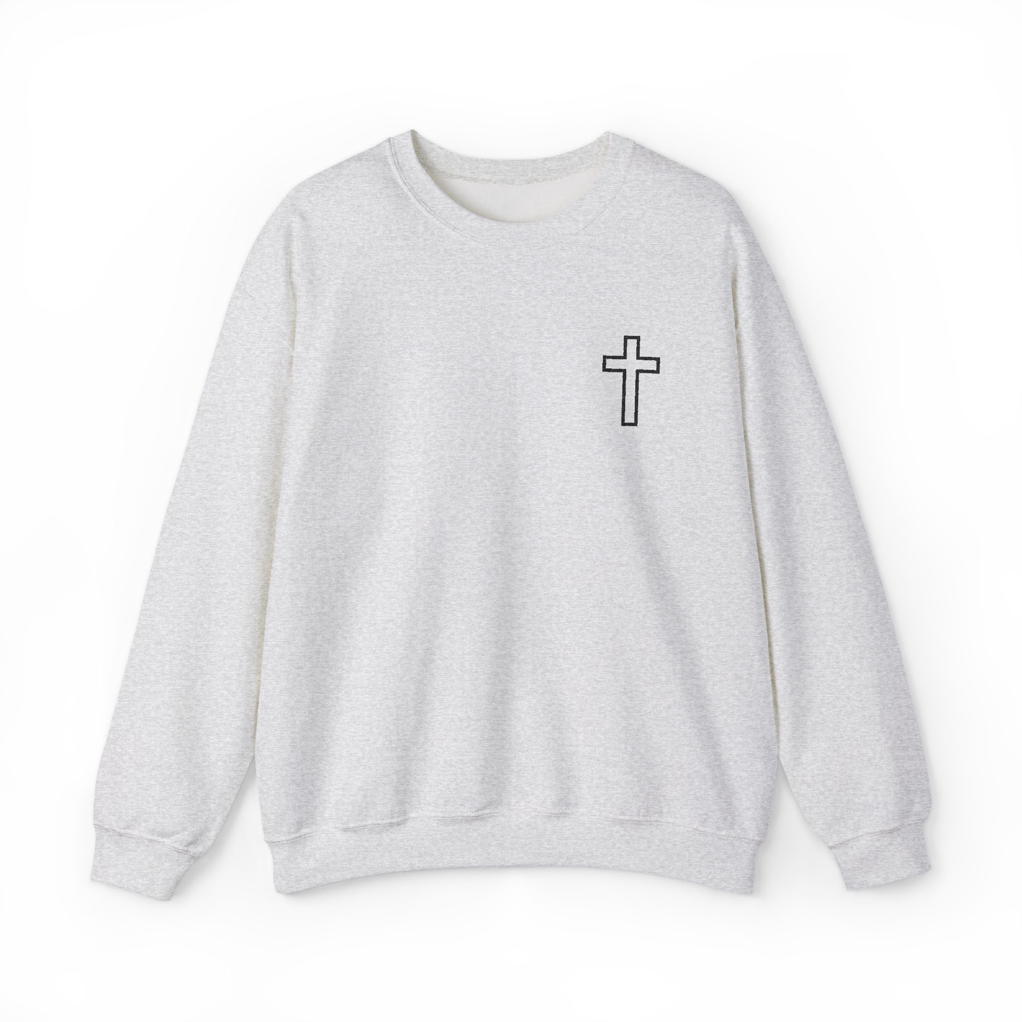 Embroidered Cross Sweatshirt