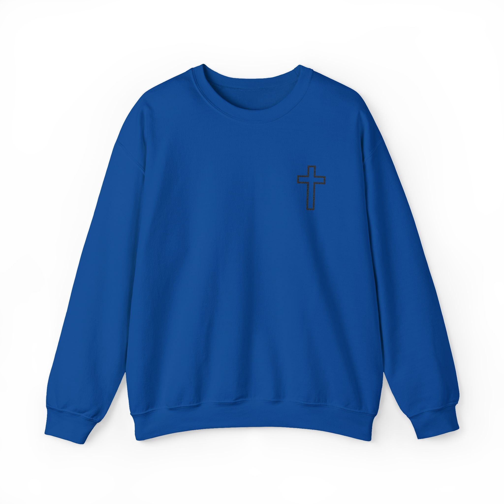 Embroidered Cross Sweatshirt