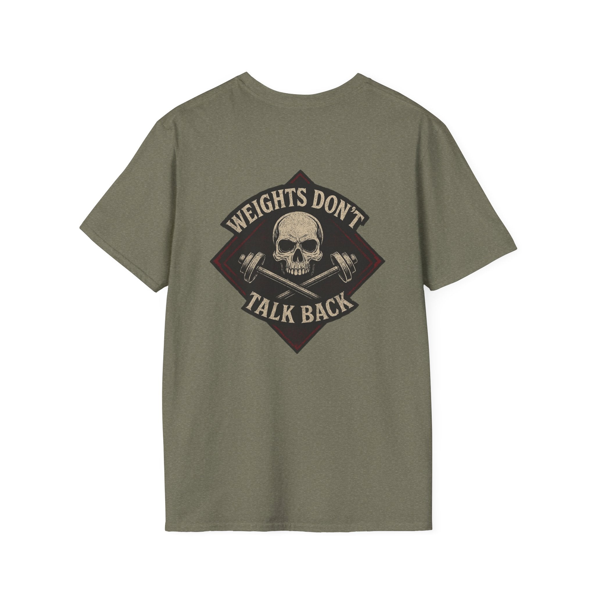 Funny Grunge Weightlifting T-shirt