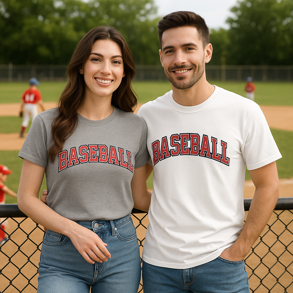Baseball Tee (Red White Blue)