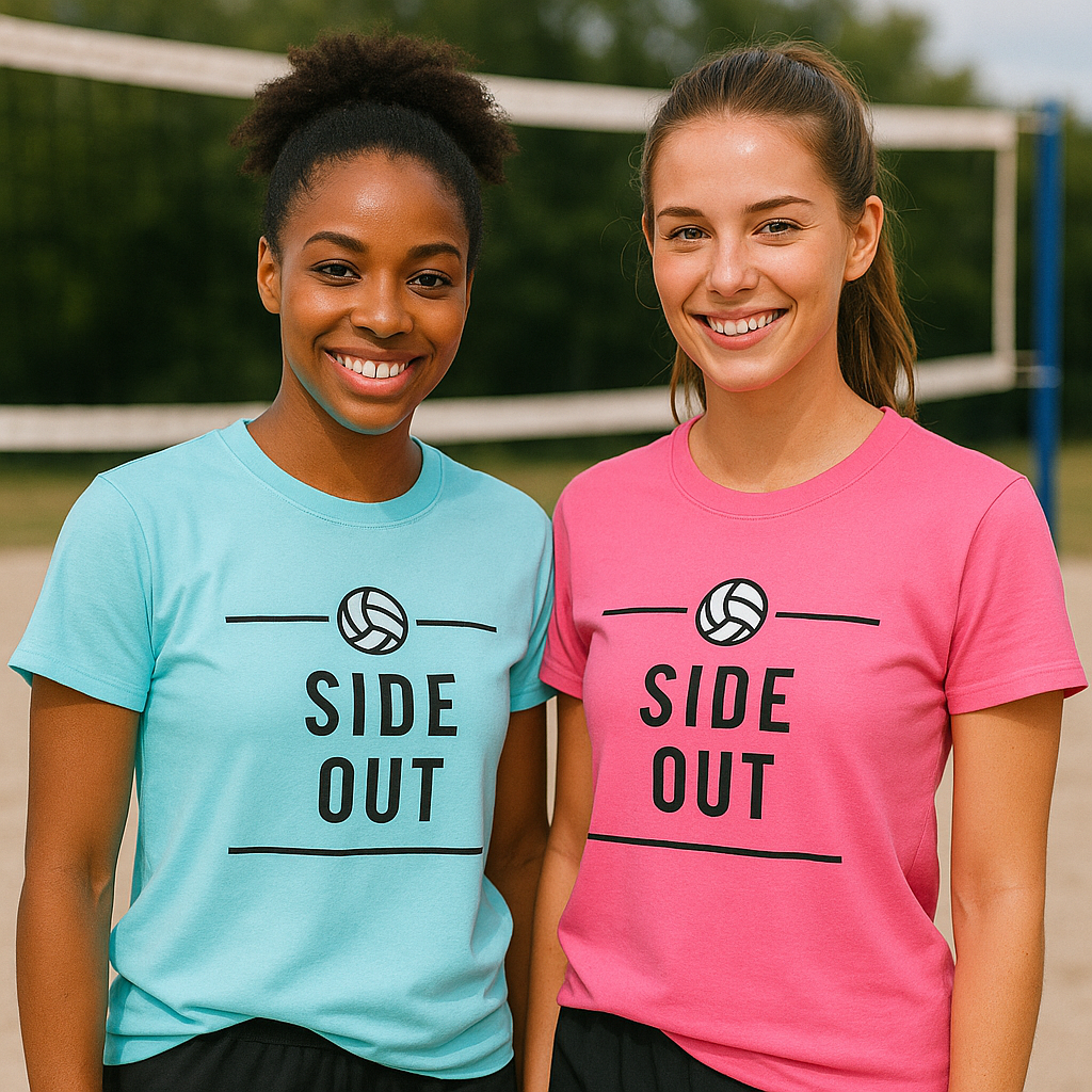 Volleyball Side Out Tee