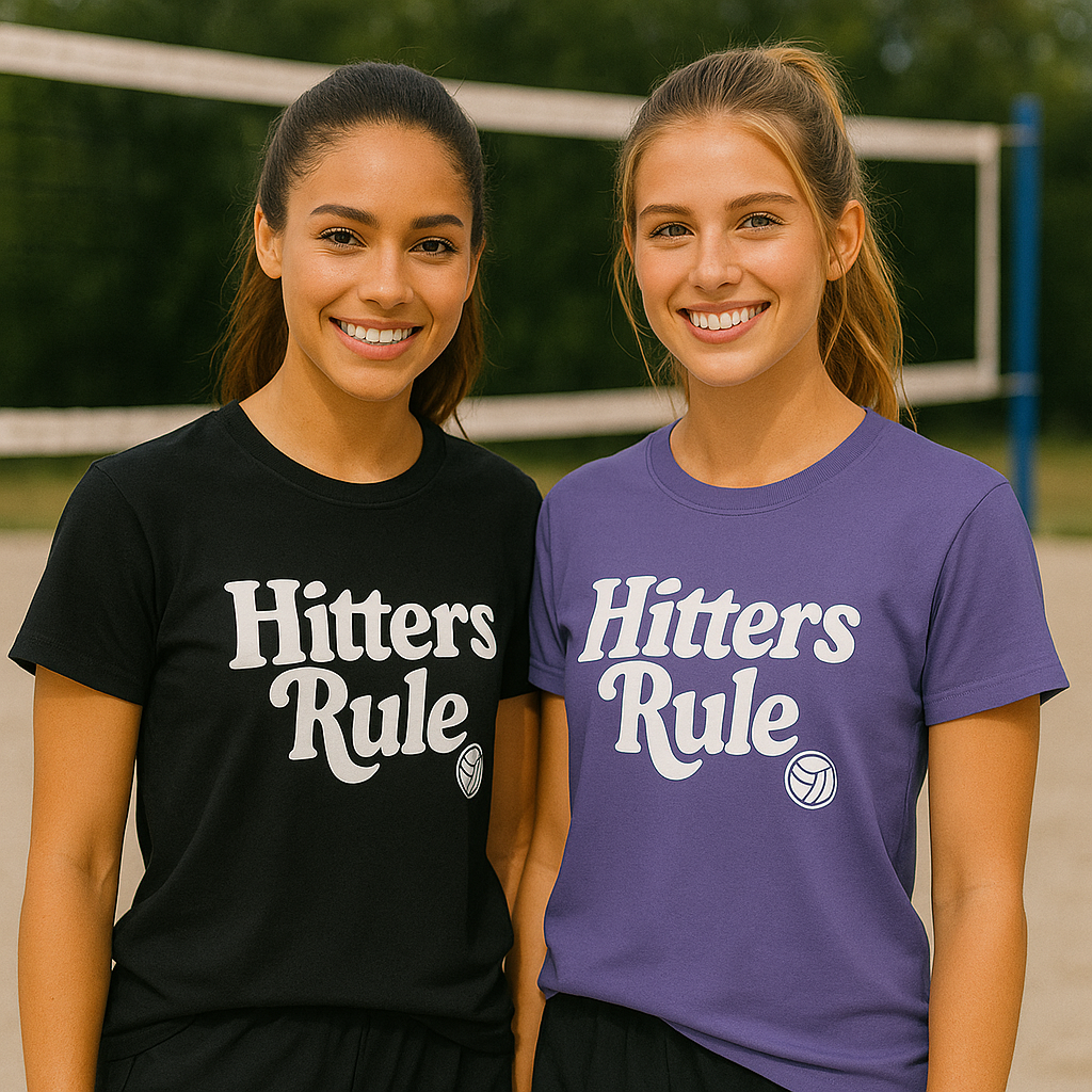 Volleyball Hitters Rule Tee