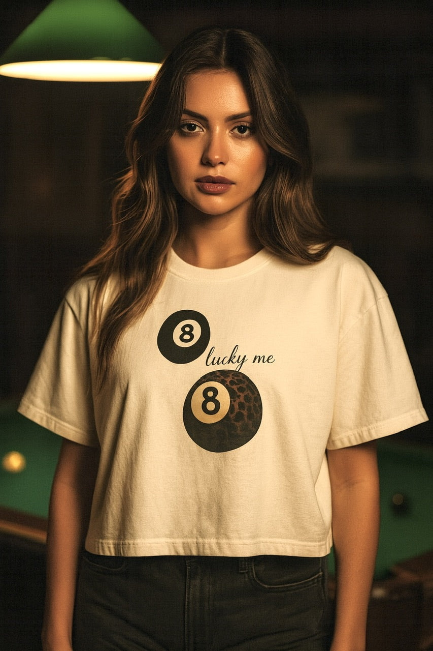 Lucky 8 Leopard Tee