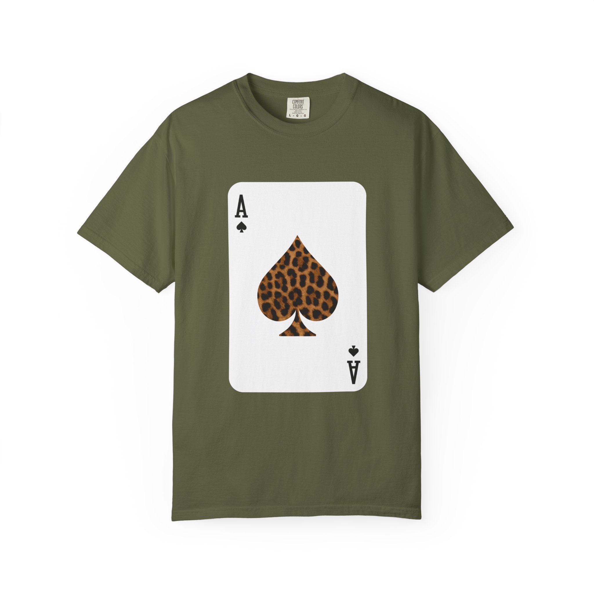Playing Card Leopard Ace Tee