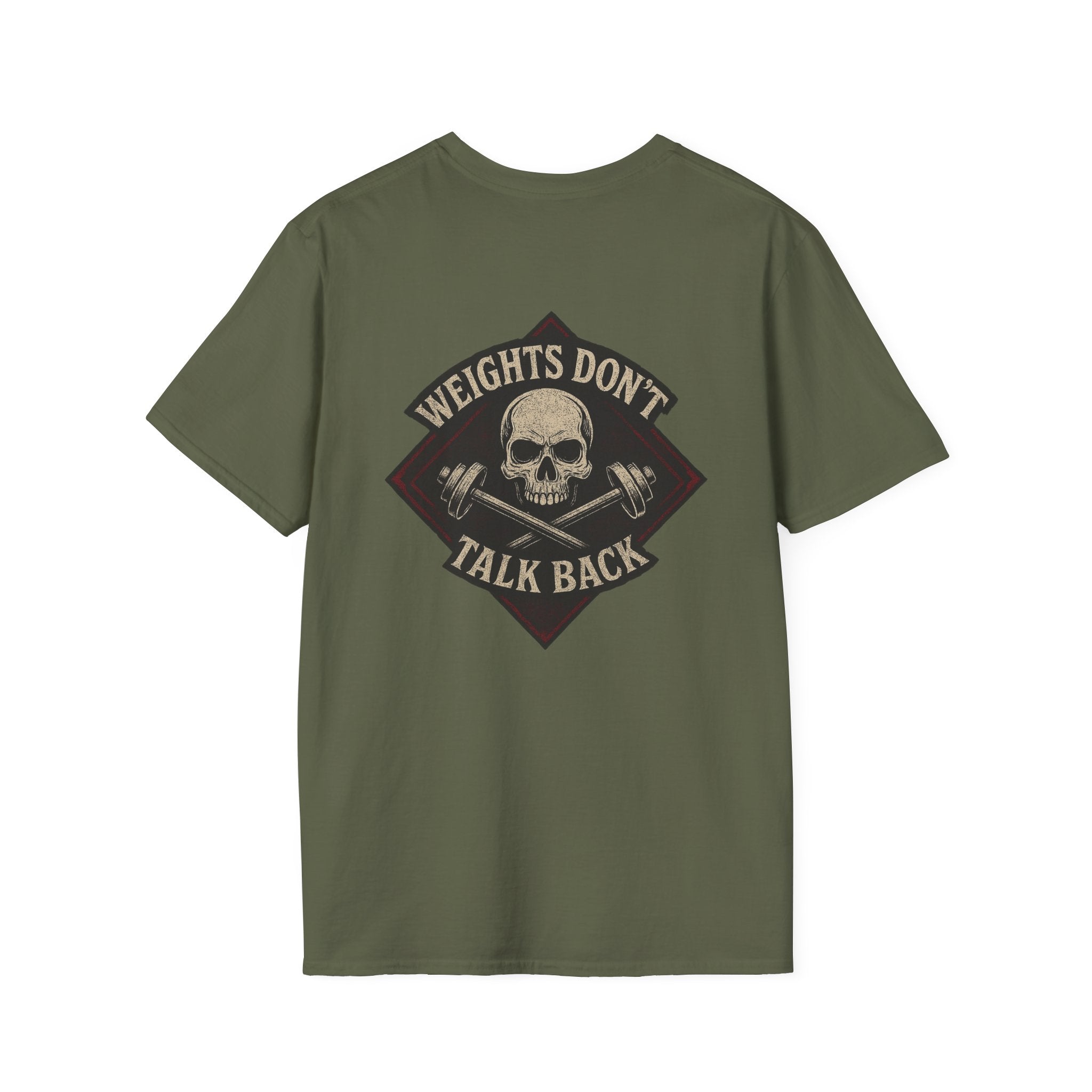 Funny Grunge Weightlifting T-shirt
