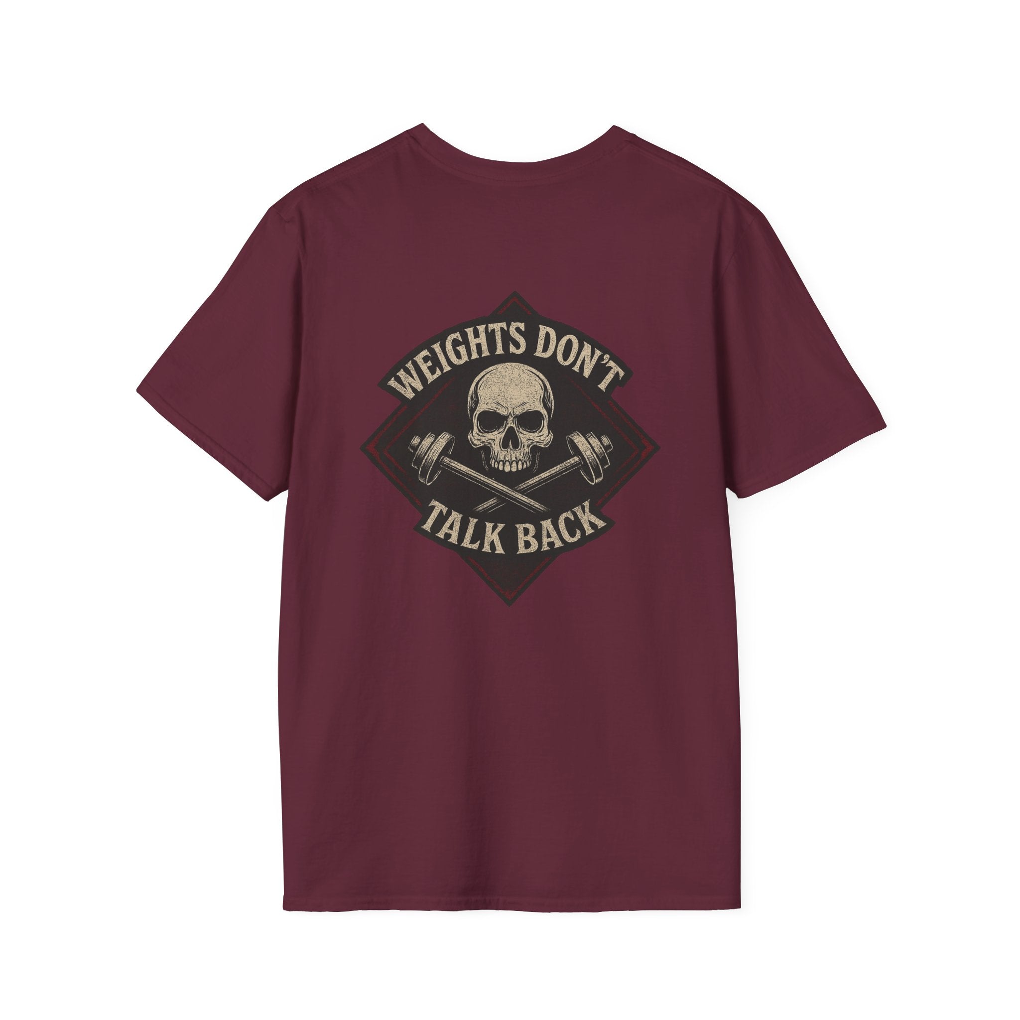Funny Grunge Weightlifting T-shirt