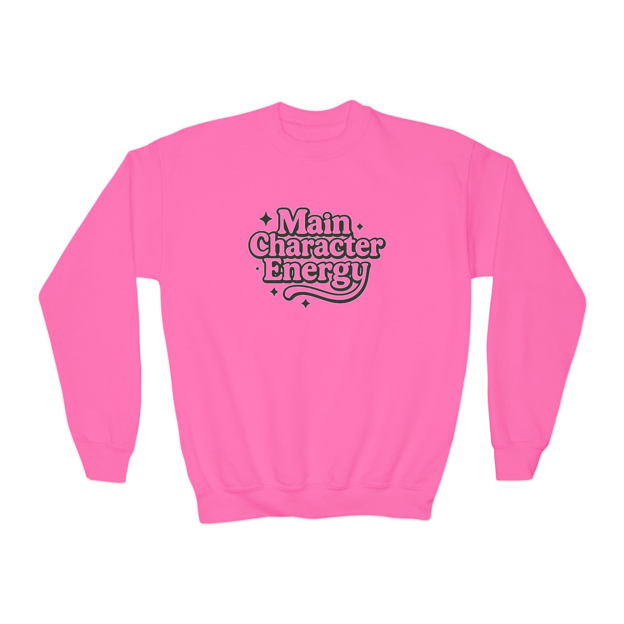 Main Character Energy Kids Sweatshirt
