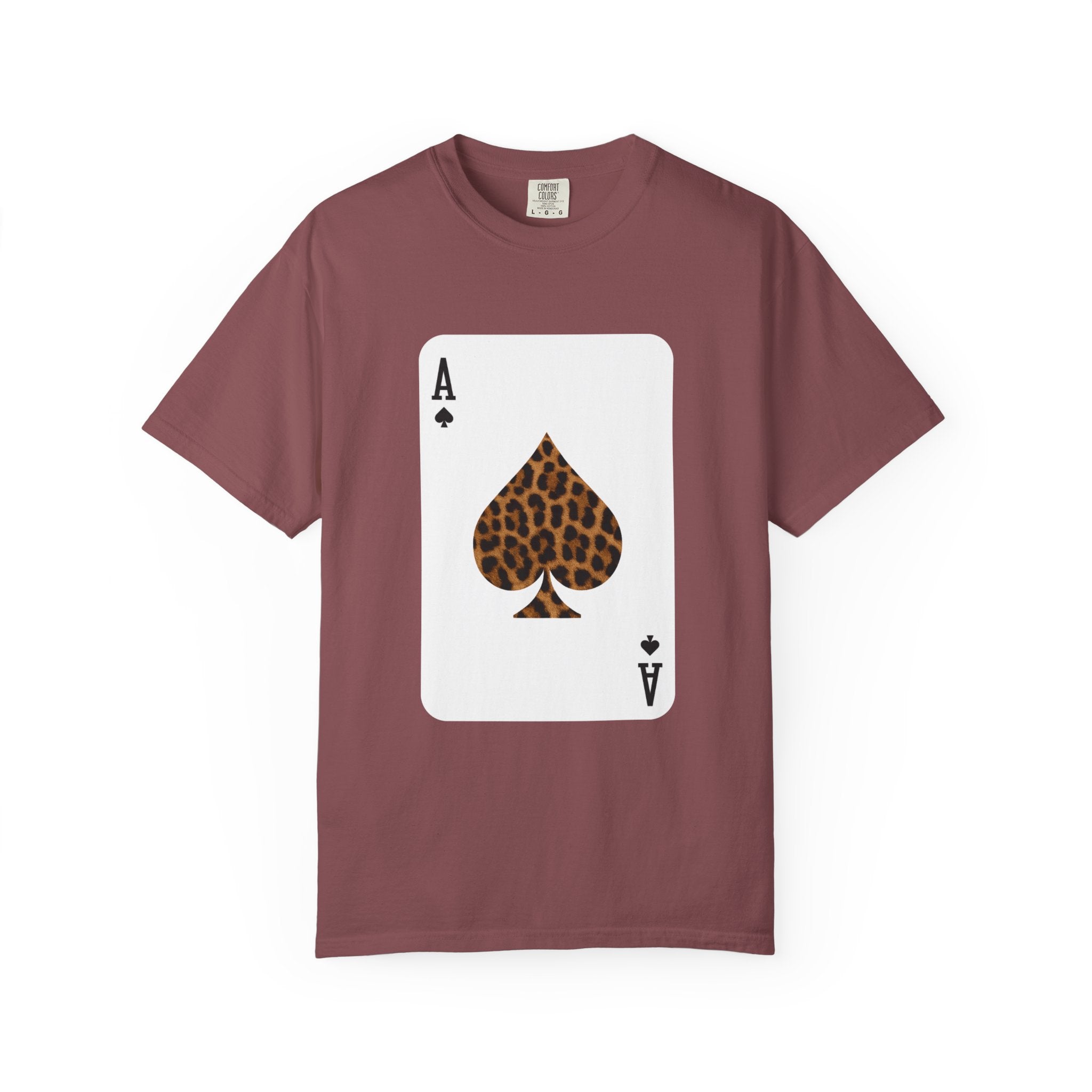 Playing Card Leopard Ace Tee