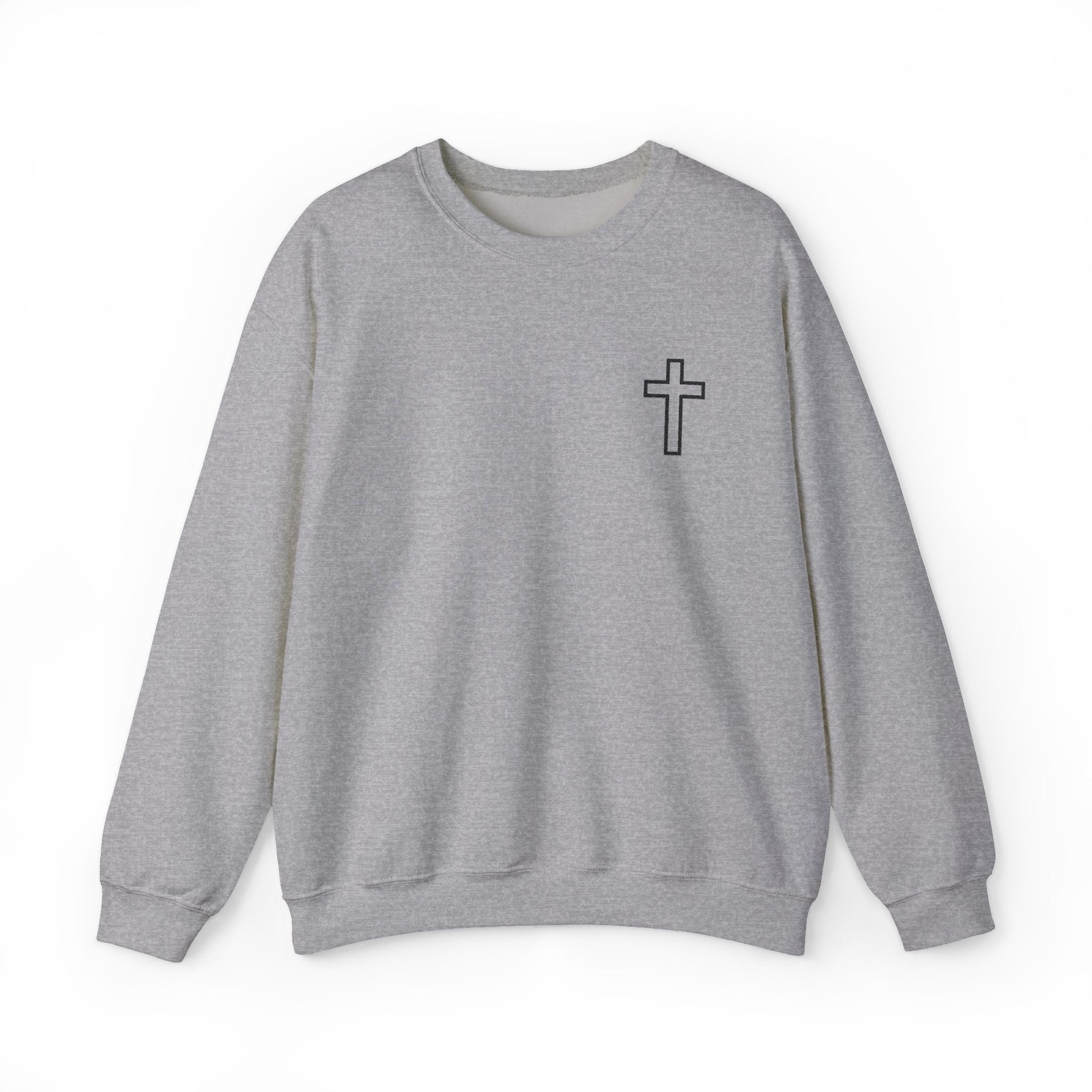 Embroidered Cross Sweatshirt