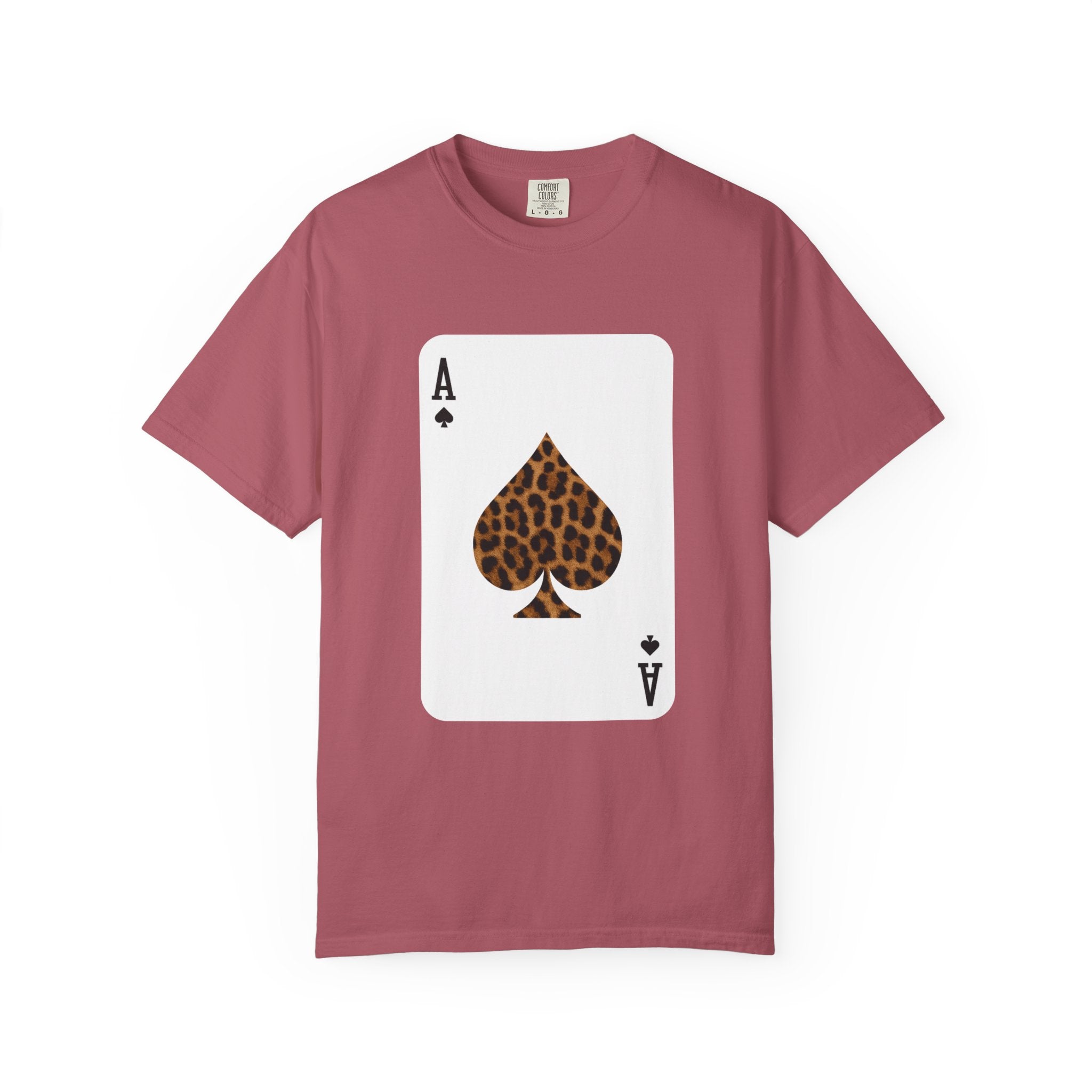 Playing Card Leopard Ace Tee