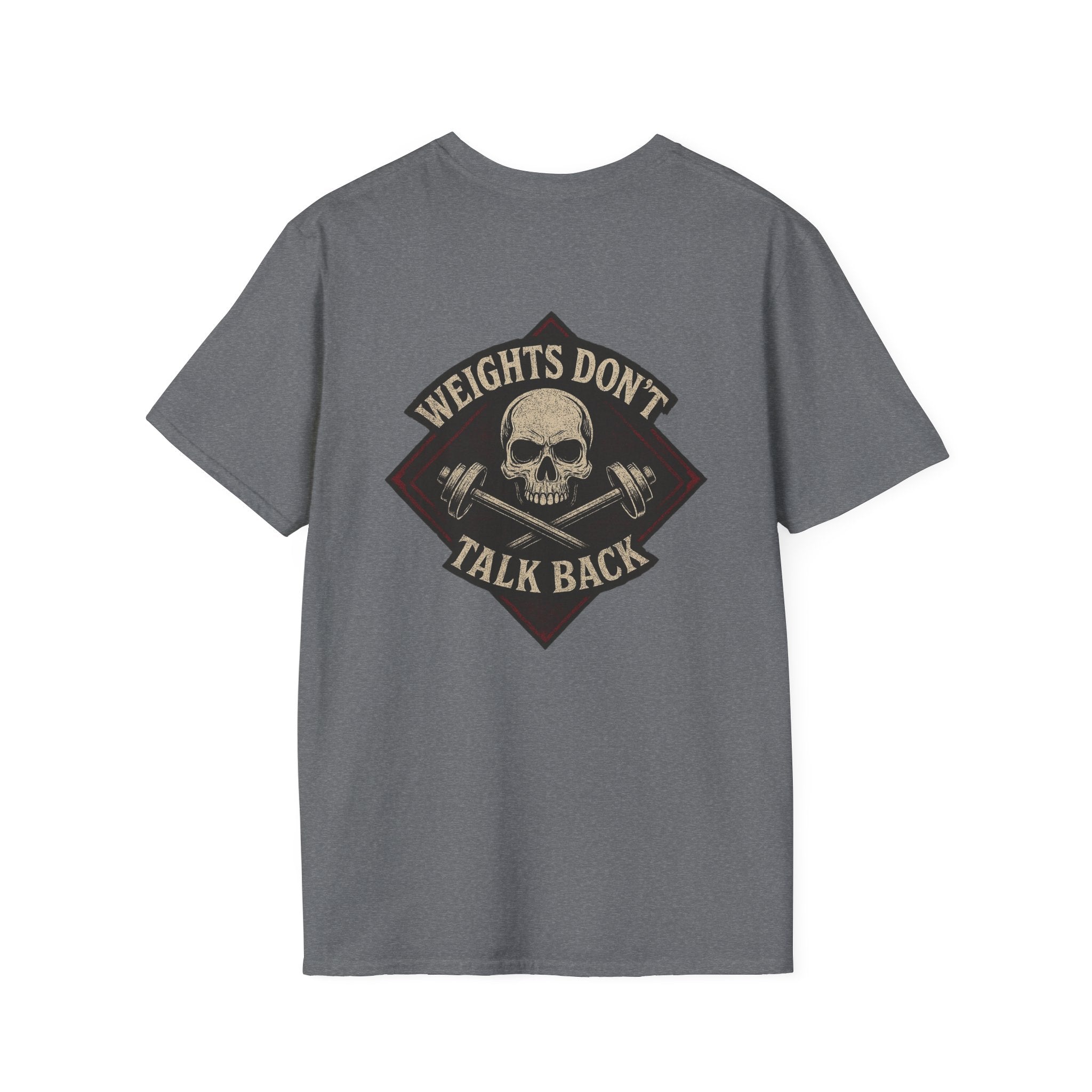 Funny Grunge Weightlifting T-shirt