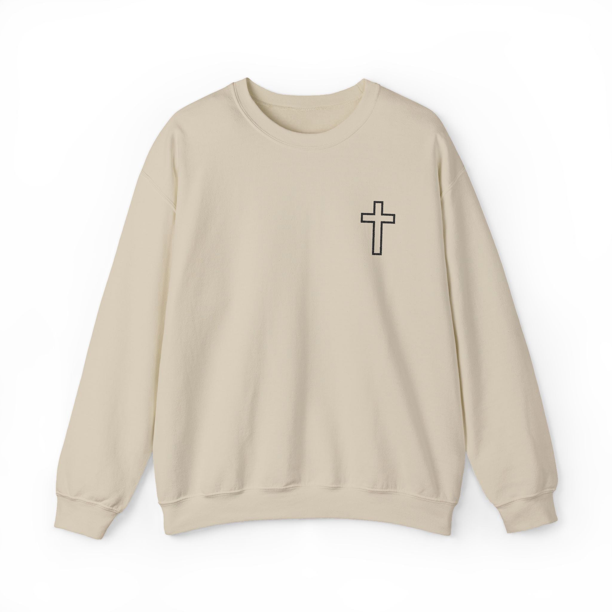 Embroidered Cross Sweatshirt